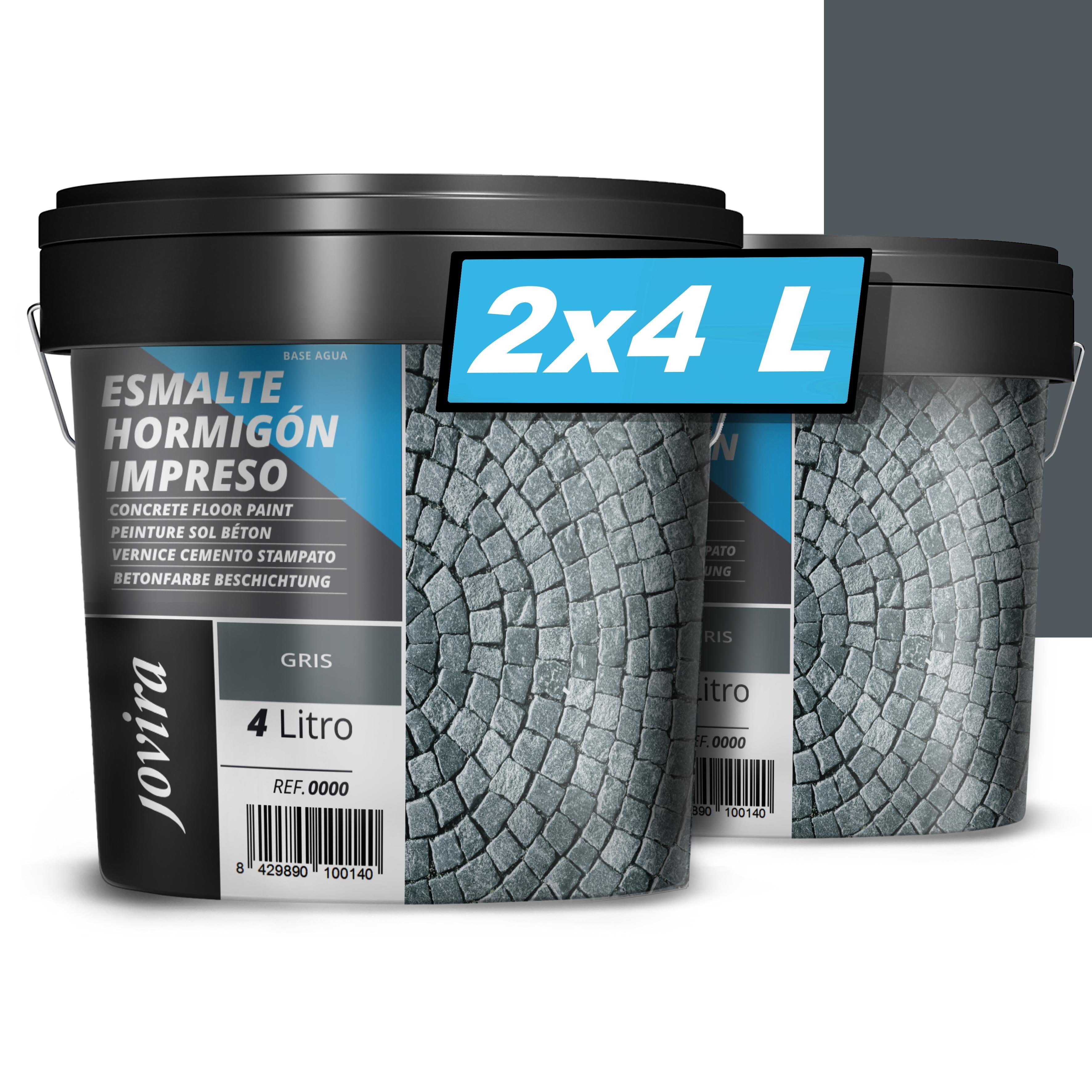Resina-Esmalte Hormigón Impreso. Resina renovadora para pavimentos de hormigón.