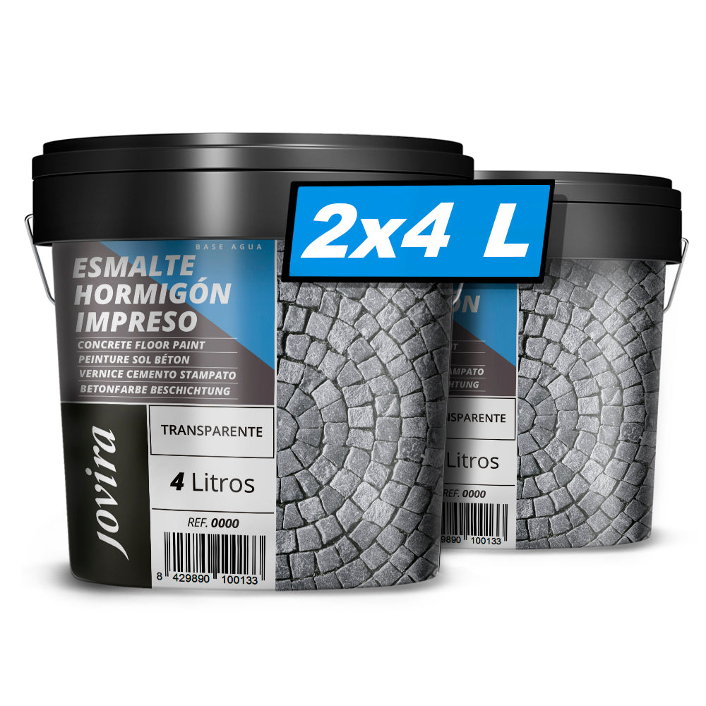 Resina-Esmalte Hormigón Impreso. Resina renovadora para pavimentos de hormigón.