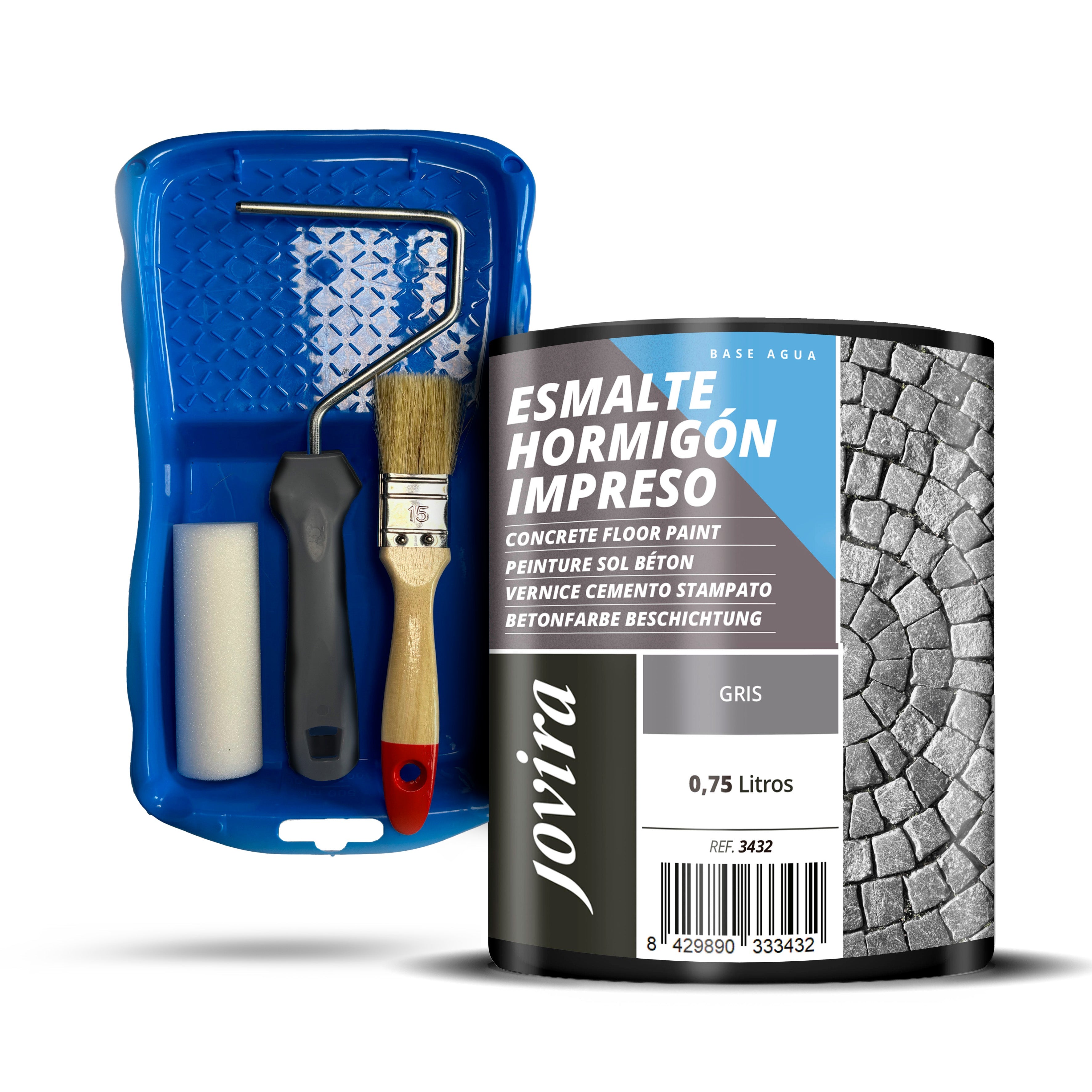 Resina-Esmalte Hormigón Impreso. Resina renovadora para pavimentos de hormigón.