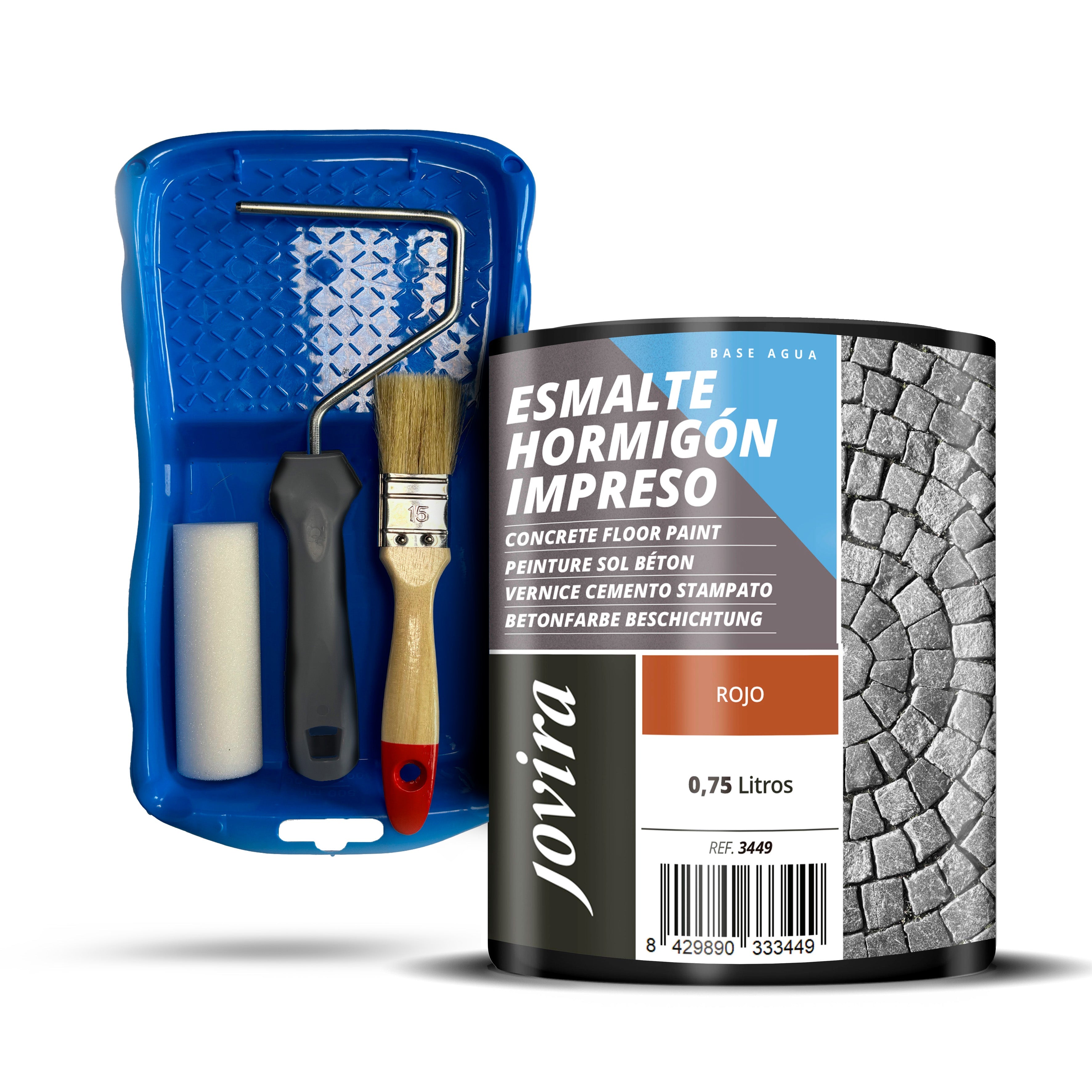 Resina-Esmalte Hormigón Impreso. Resina renovadora para pavimentos de hormigón.