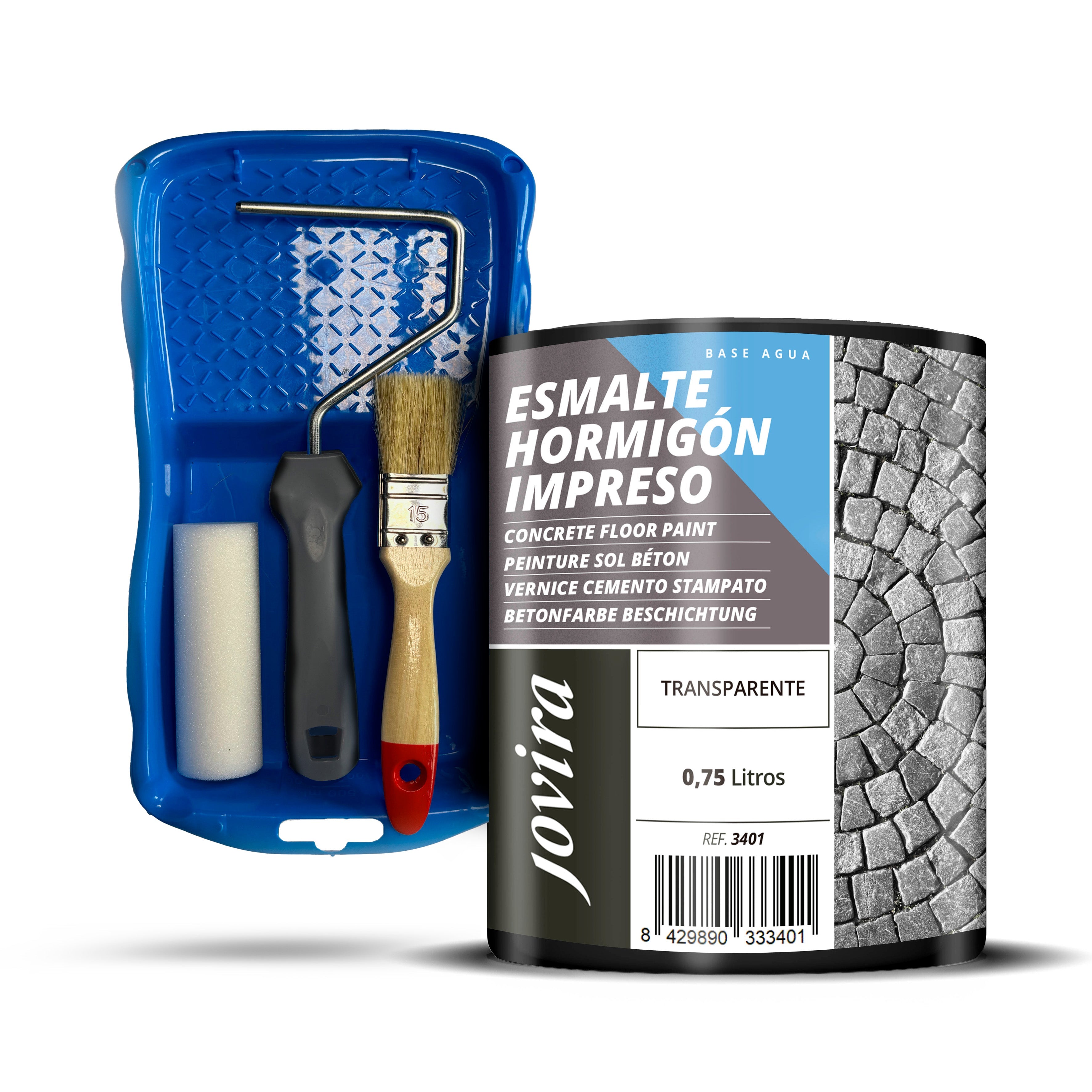 Resina-Esmalte Hormigón Impreso. Resina renovadora para pavimentos de hormigón.