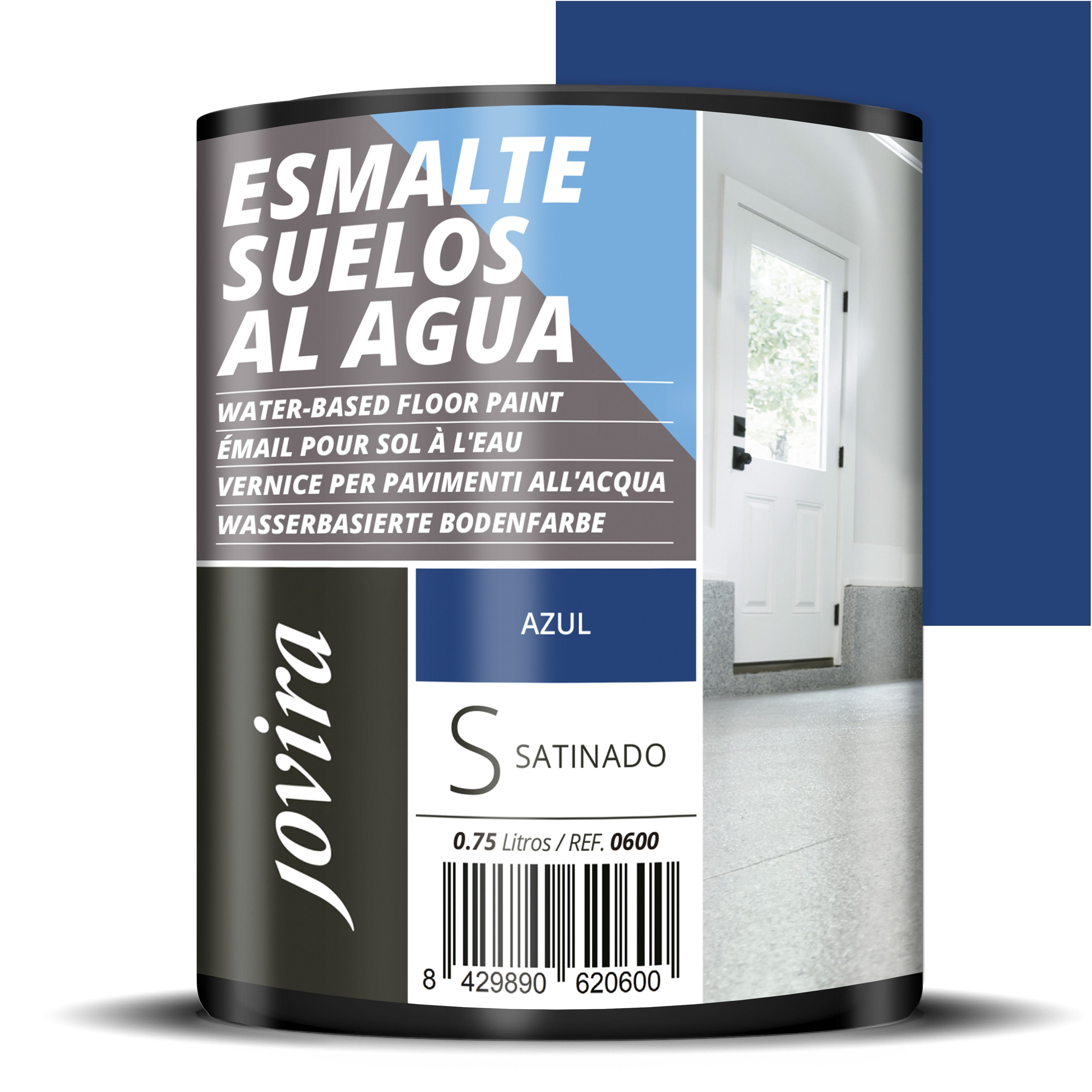 Esmalte Suelos al agua. Especial para suelos de garajes, almacenes, gimnasios, lavanderías, parques infantiles, pistas deportivas,