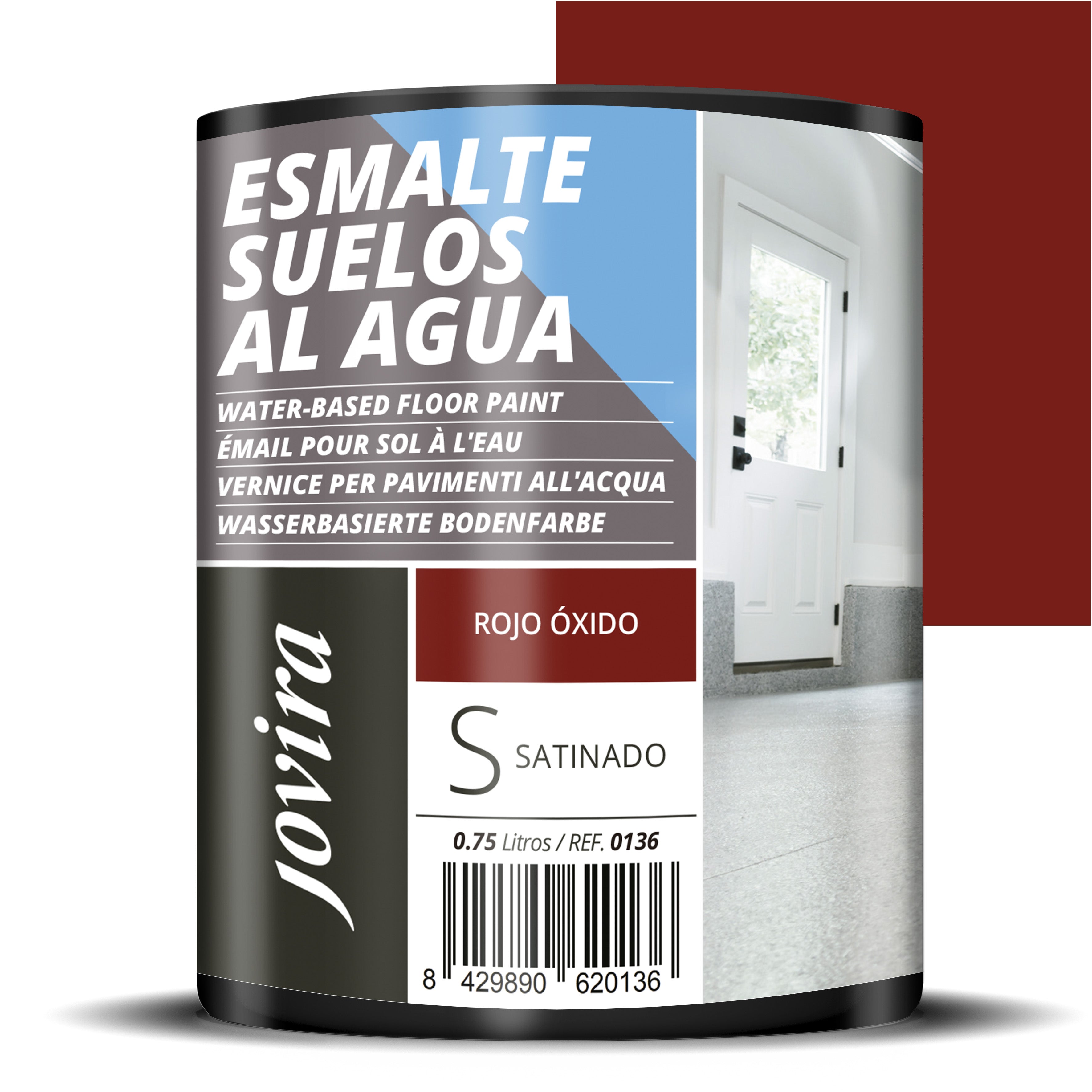 Esmalte Suelos al agua. Especial para suelos de garajes, almacenes, gimnasios, lavanderías, parques infantiles, pistas deportivas,