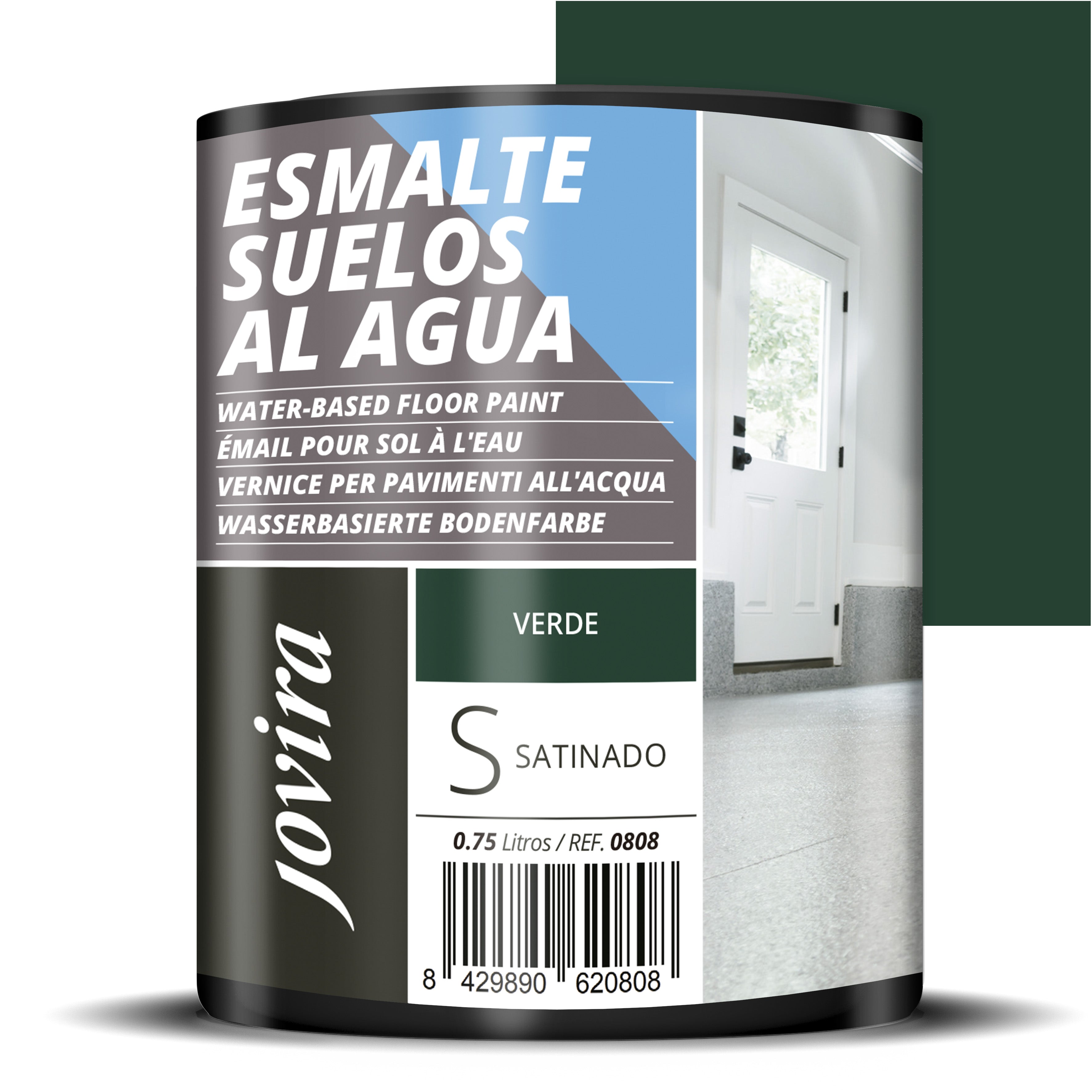 Esmalte Suelos al agua. Especial para suelos de garajes, almacenes, gimnasios, lavanderías, parques infantiles, pistas deportivas,