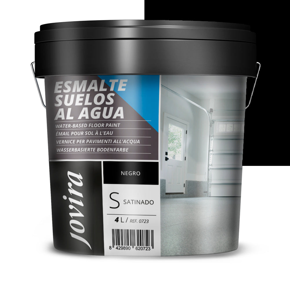 Esmalte Suelos al agua. Especial para suelos de garajes, almacenes, gimnasios, lavanderías, parques infantiles, pistas deportivas,