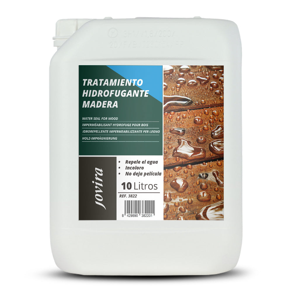 Impermeabilizante Hidrofugante para Madera. Transparente e invisible. Protector hidrofugo para madera. Repelente al agua.