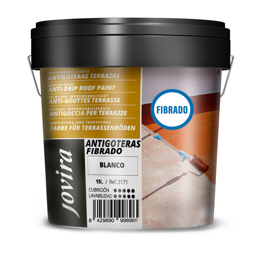 PINTURA IMPERMEABILIZANTE ANTIGOTERAS FIBRADO