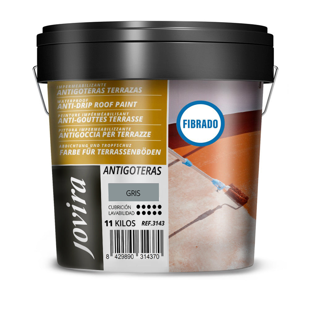 PINTURA IMPERMEABILIZANTE ANTIGOTERAS FIBRADO
