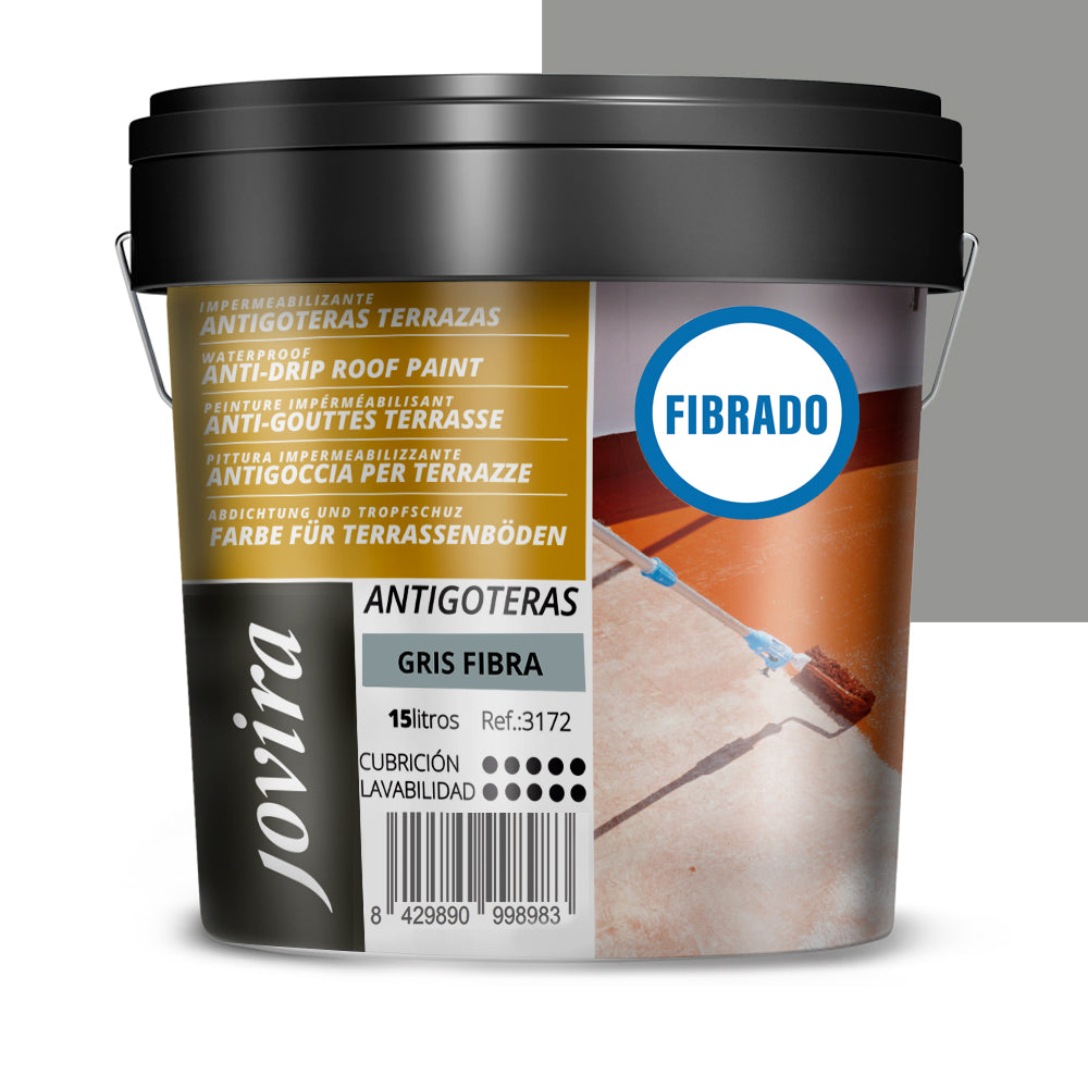 PINTURA IMPERMEABILIZANTE ANTIGOTERAS FIBRADO