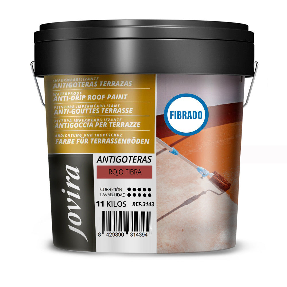 PINTURA IMPERMEABILIZANTE ANTIGOTERAS FIBRADO