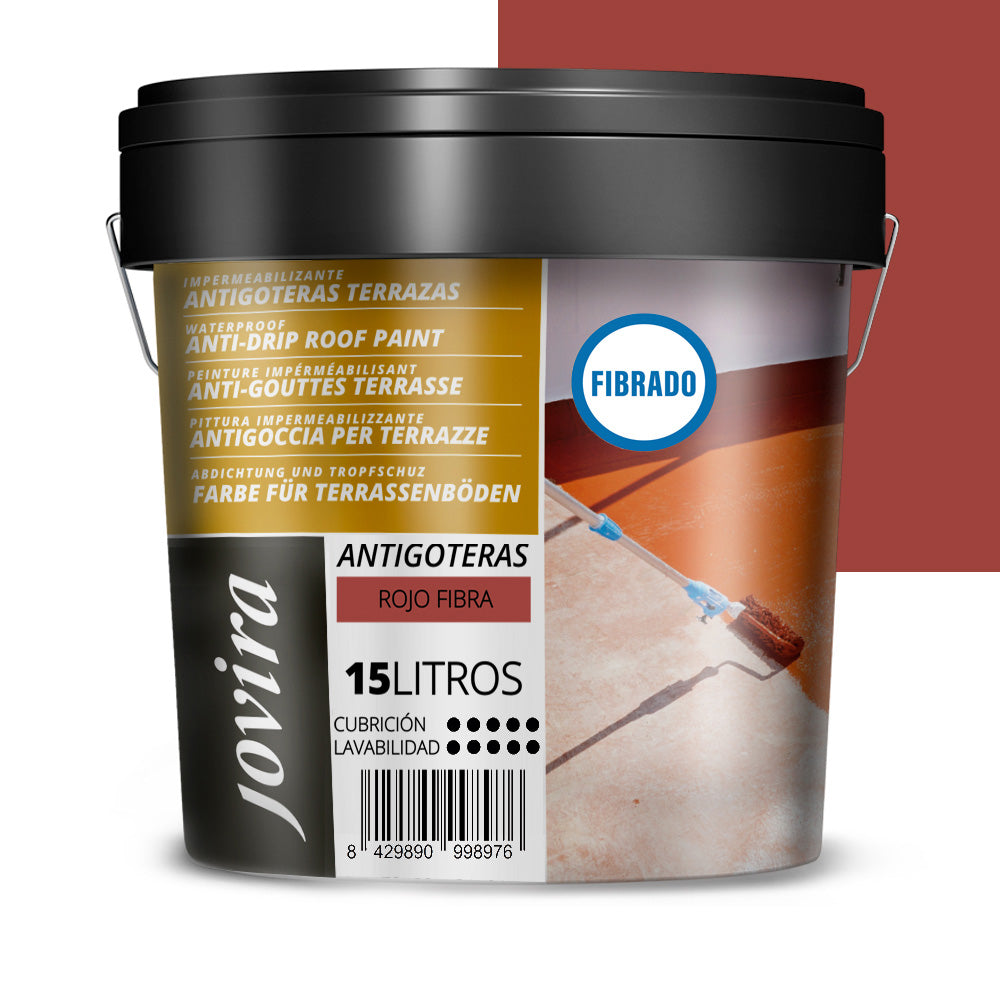 PINTURA IMPERMEABILIZANTE ANTIGOTERAS FIBRADO