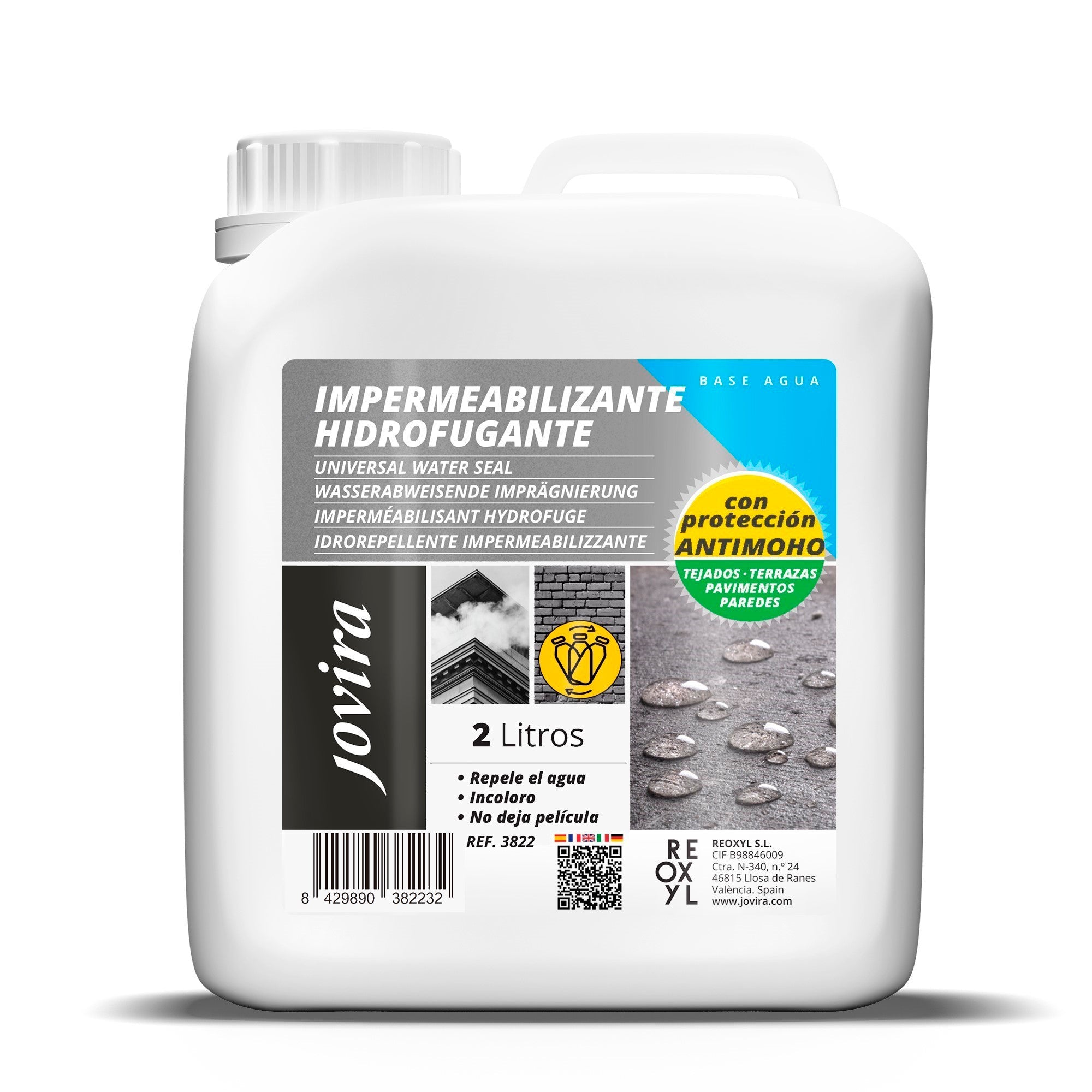 IMPERMEABILIZANTE HIDROFUGANTE ANTIMOHO