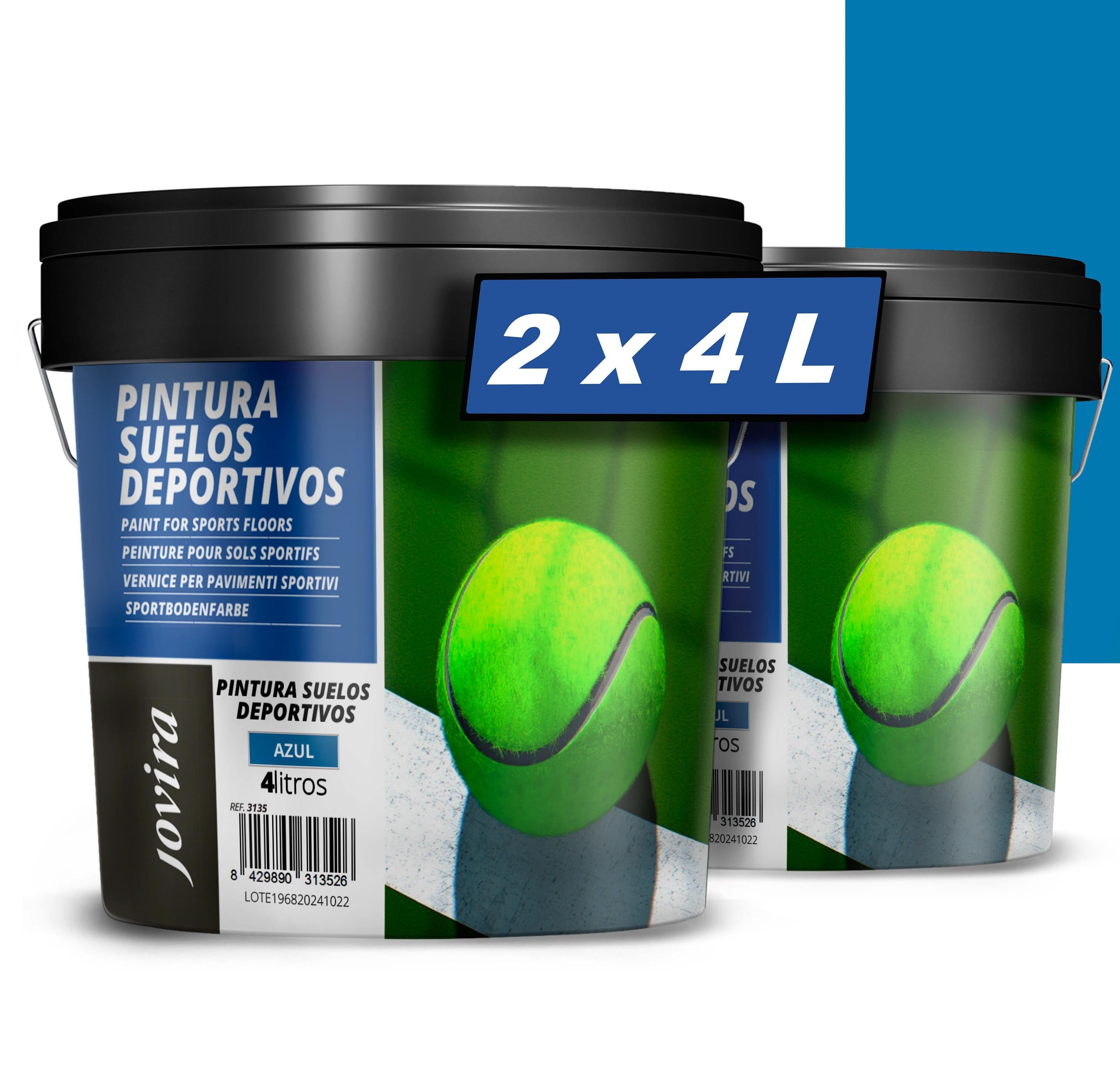 Pintura para Suelos Deportivos. Pistas de tenis, frontón, futbol sala, baloncesto, etc, en hormigón, asfalto y cemento.