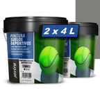 Pintura para Suelos Deportivos. Pistas de tenis, frontón, futbol sala, baloncesto, etc, en hormigón, asfalto y cemento.
