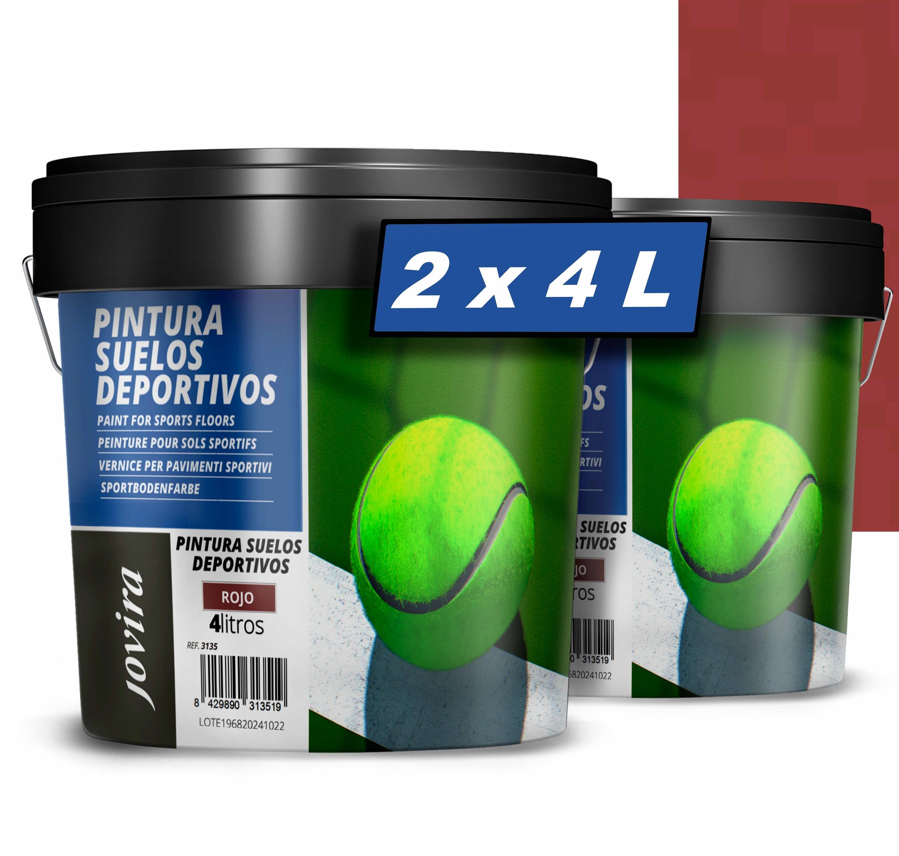 Pintura para Suelos Deportivos. Pistas de tenis, frontón, futbol sala, baloncesto, etc, en hormigón, asfalto y cemento.