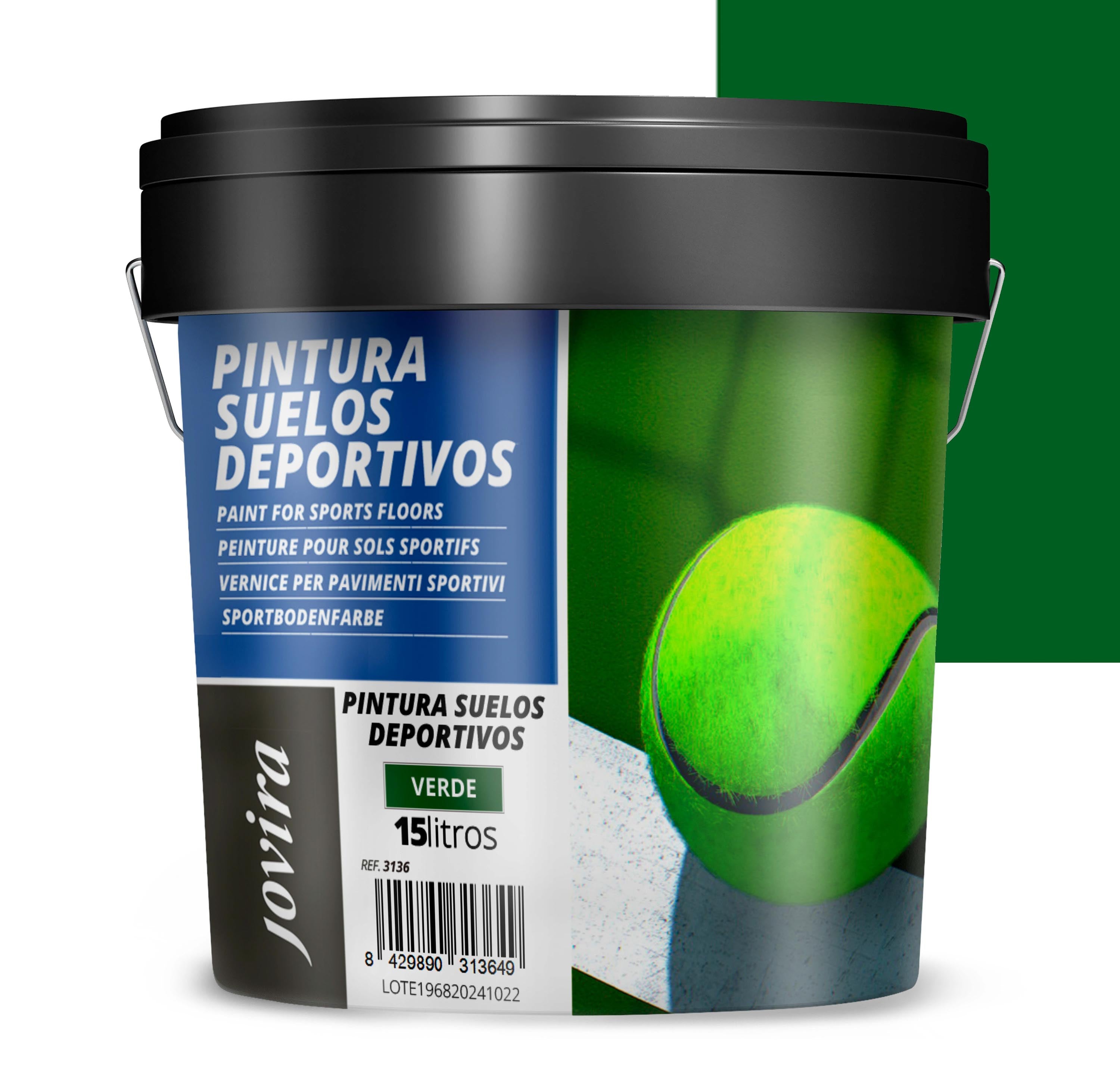 Pintura para Suelos Deportivos. Pistas de tenis, frontón, futbol sala, baloncesto, etc, en hormigón, asfalto y cemento.