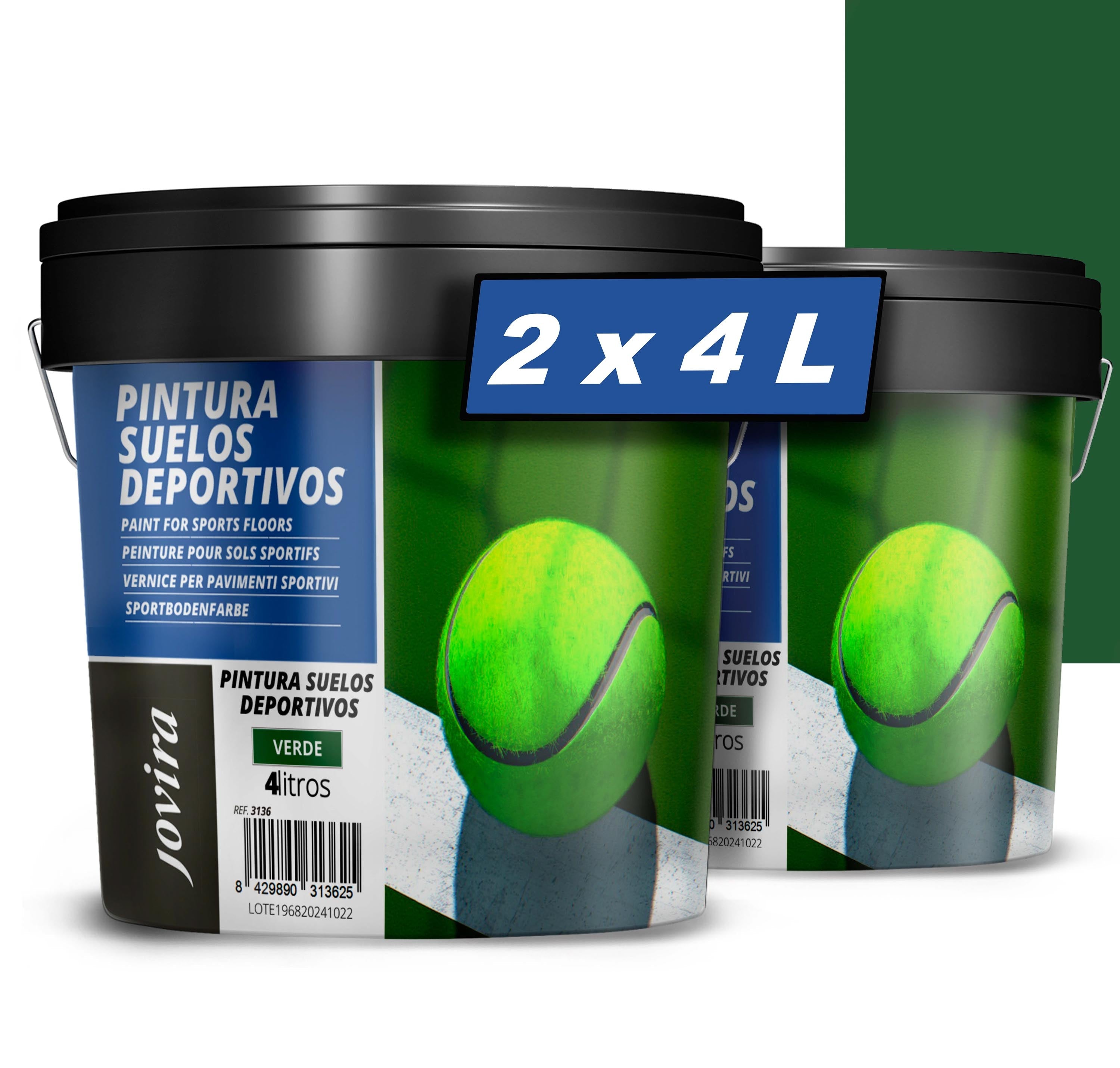 Pintura para Suelos Deportivos. Pistas de tenis, frontón, futbol sala, baloncesto, etc, en hormigón, asfalto y cemento.