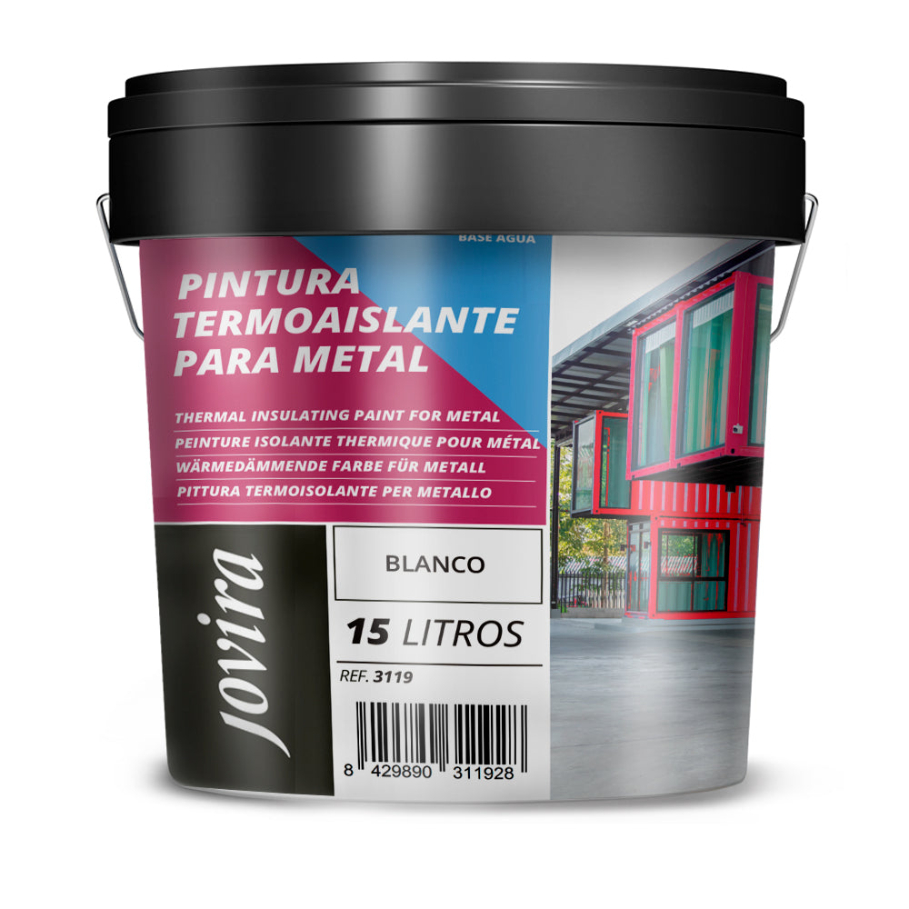 PINTURA TERMOAISLANTE PARA METAL AL AGUA