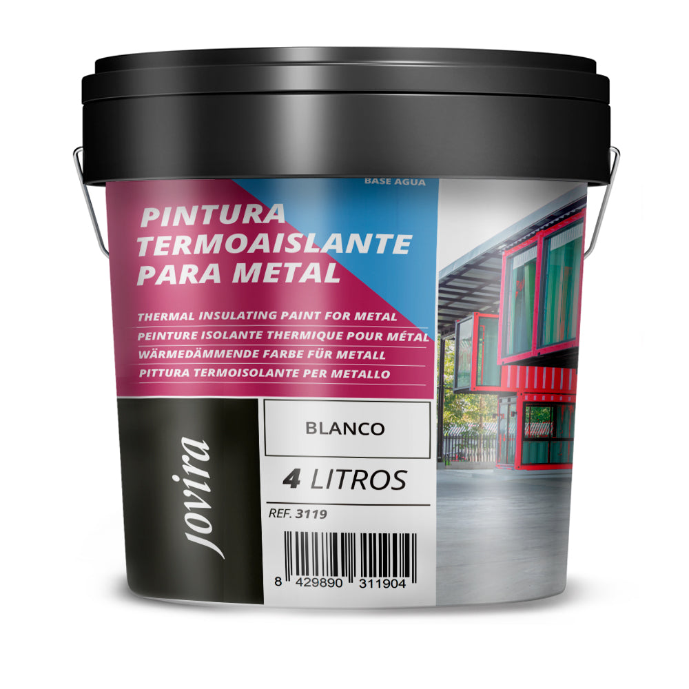 PINTURA TERMOAISLANTE PARA METAL AL AGUA