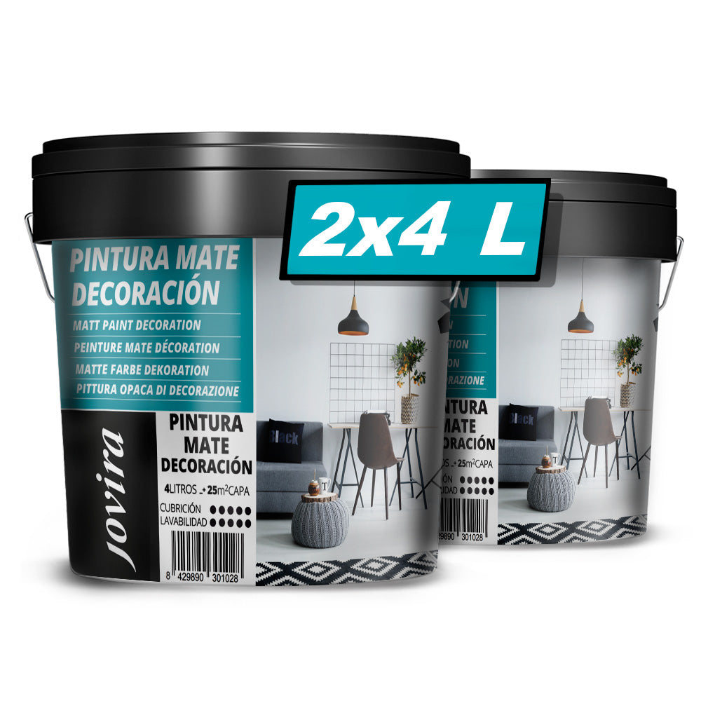 PINTURA MATE DECORACION