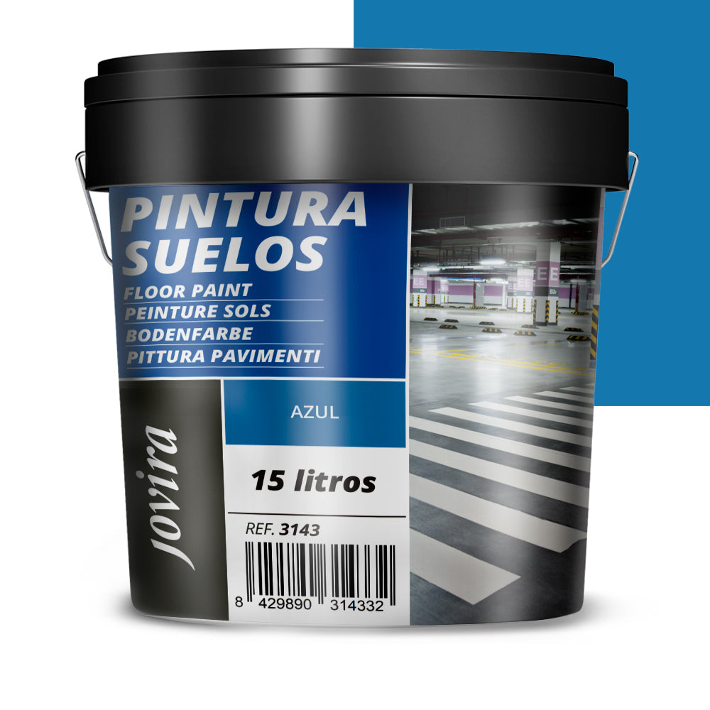 Pintura Suelos, Garajes y Pavimentos Deportivos en general, acabado Mate. Protege y decora las superficies de hormigón, cemento y asfalto.