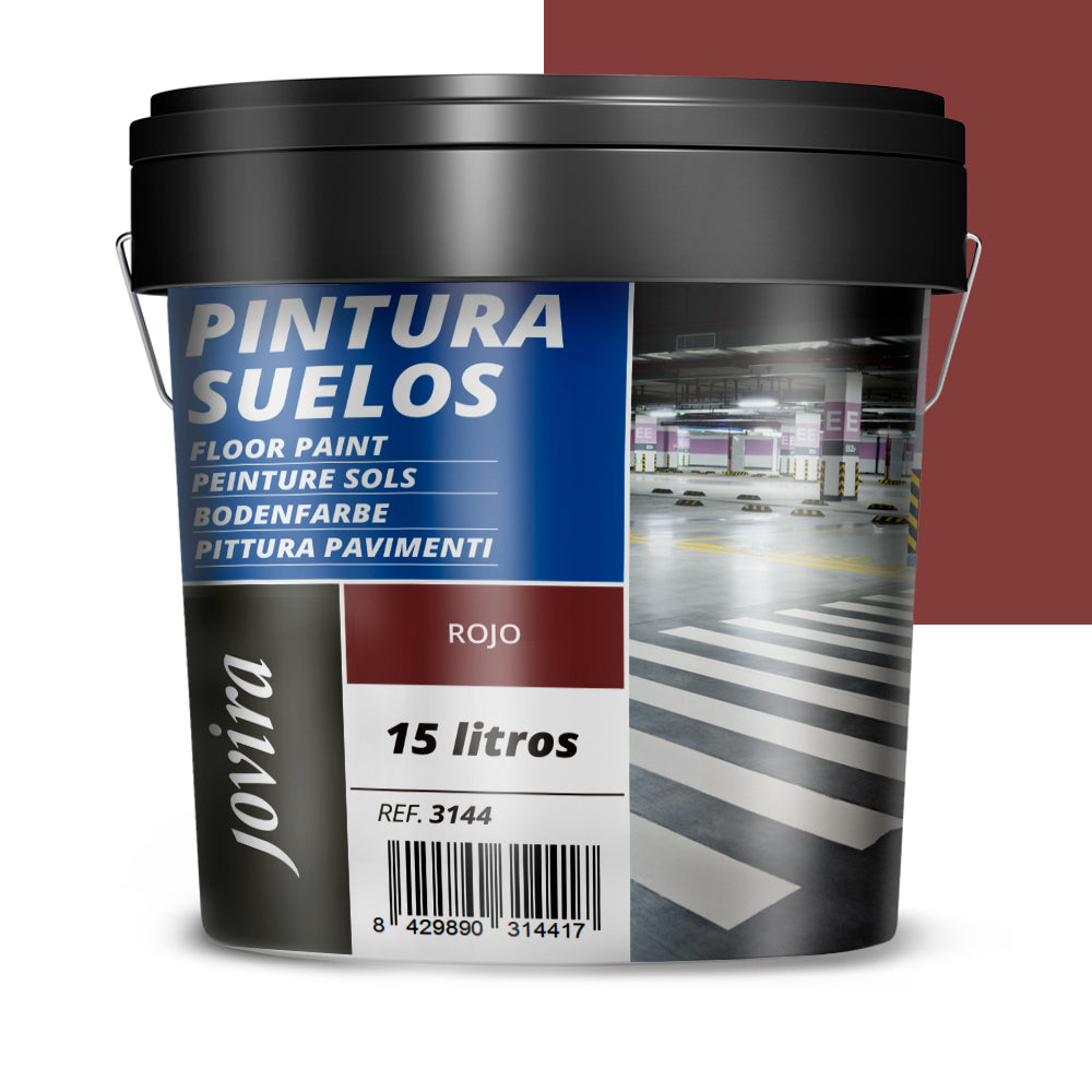 Pintura Suelos, Garajes y Pavimentos Deportivos en general, acabado Mate. Protege y decora las superficies de hormigón, cemento y asfalto.