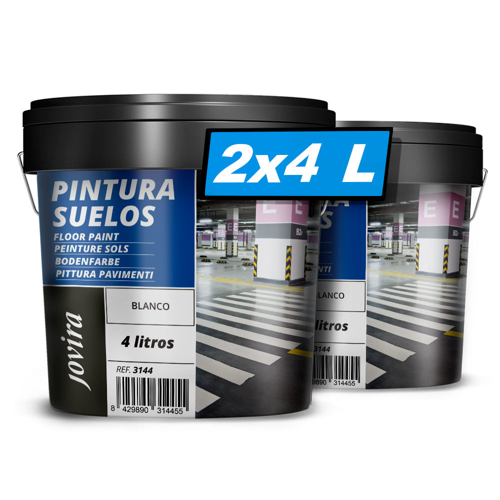 Pintura Suelos, Garajes y Pavimentos Deportivos en general, acabado Mate. Protege y decora las superficies de hormigón, cemento y asfalto.