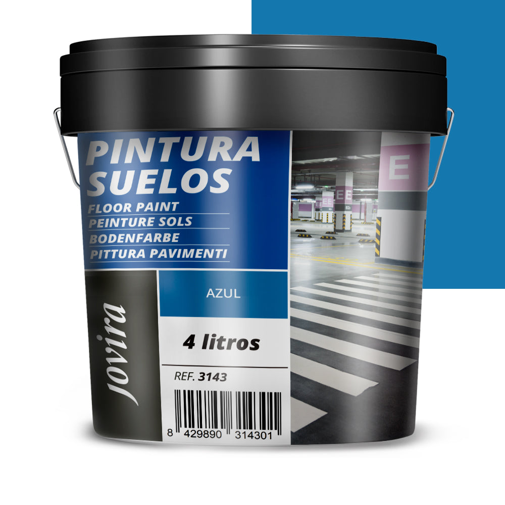 Pintura Suelos, Garajes y Pavimentos Deportivos en general, acabado Mate. Protege y decora las superficies de hormigón, cemento y asfalto.