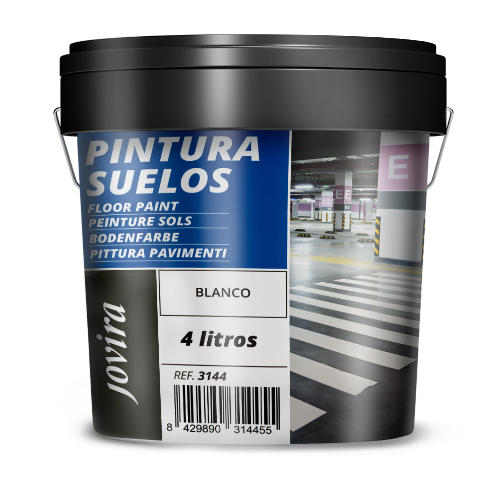 Pintura Suelos, Garajes y Pavimentos Deportivos en general, acabado Mate. Protege y decora las superficies de hormigón, cemento y asfalto.