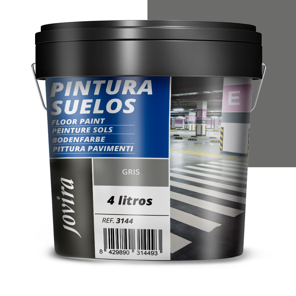 Pintura Suelos, Garajes y Pavimentos Deportivos en general, acabado Mate. Protege y decora las superficies de hormigón, cemento y asfalto.