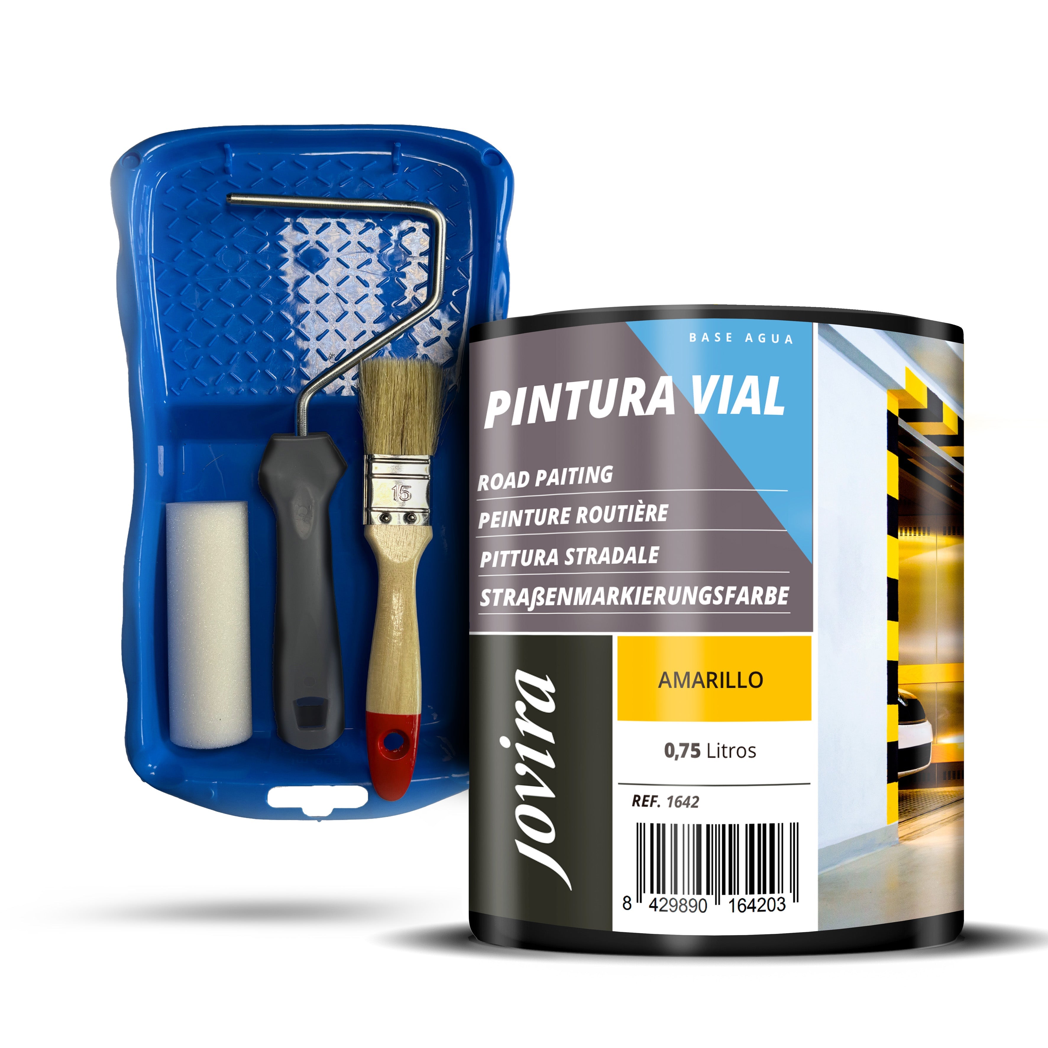 Pintura Vial al Agua. Indicada para Pasos de Peatones, Aparcamientos, Carreteras, Aeropuertos, etc.