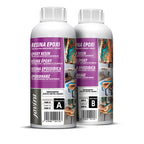 Resina Epoxi Transparente. Para manualidades, obras de arte, madera, mesas creativas madera, joyería artística, artesanía creativa, bricolaje.