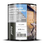 Imprimación Fondo Bloquea Taninos. Imprimación incolora al agua especial para bloquear las manchas producidas por los taninos en las maderas