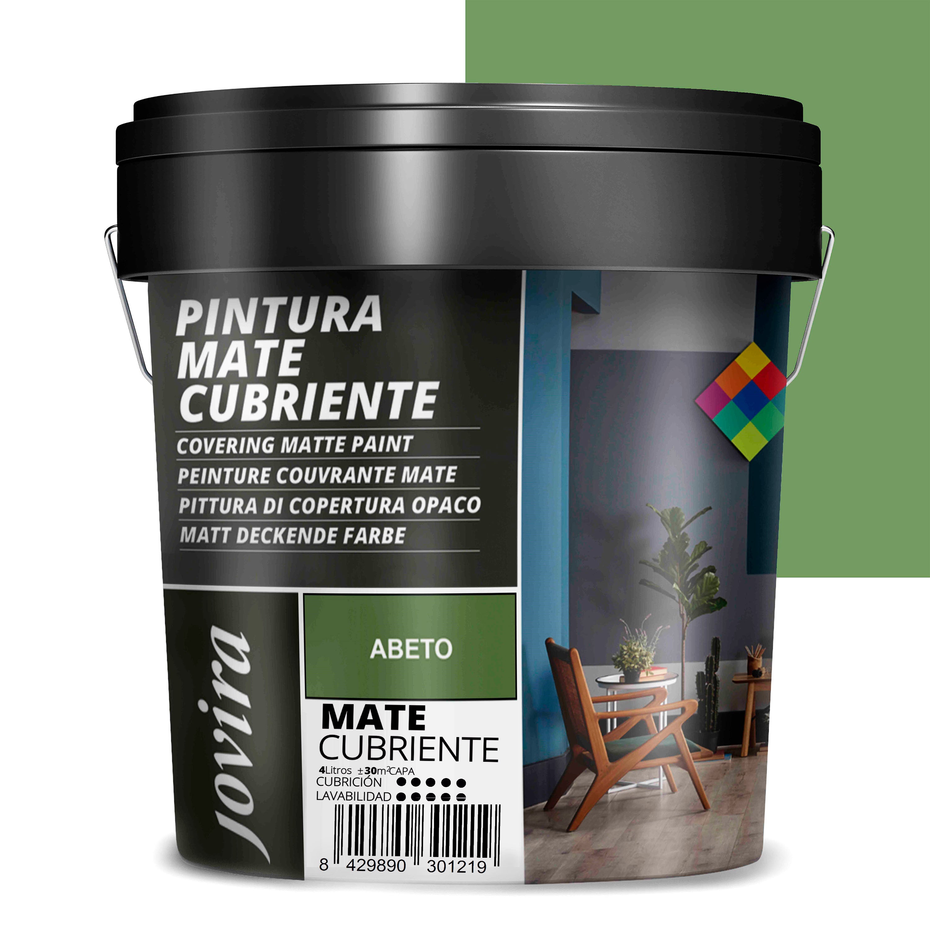 PINTURA MATE CUBRIENTE