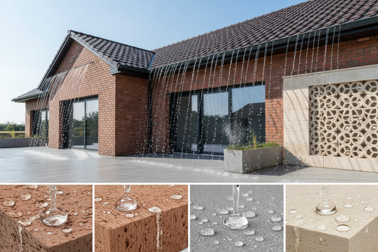 Impregnante invisible a base de silanos y polisiloxanos. Total protección repelente al agua en fachadas, tejados, terrazas, pavimentos, muros, etc. Para la hidrofugación de materiales porosos como ladrillo, piedra revocos de hormigón, etc. Mantiene el aspecto del soporte, permite su transpiración y reduce la absorción de suciedad. Ofrece una gran penetración y buena flexibilidad.