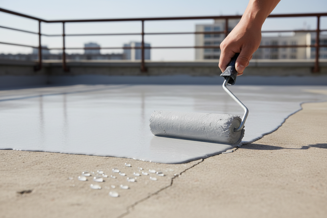 Pintura elástica impermeable para todo tipo de cubiertas o terrazas. Cubre fisuras evitando así filtraciones de agua. Pisable. Resistente a los agentes atmosféricos. Buena adherencia y cubrición. Fácil de aplicar, sin botes de pintura
